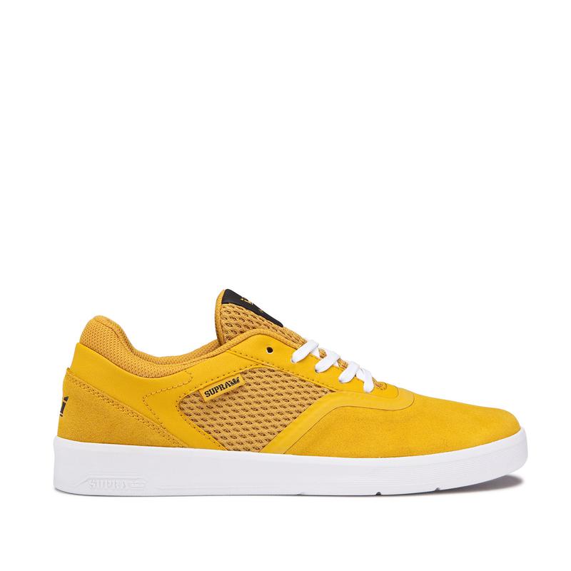 Buty Supra SAINT - Buty Skate Damskie - Żółte (BCRA-34970)